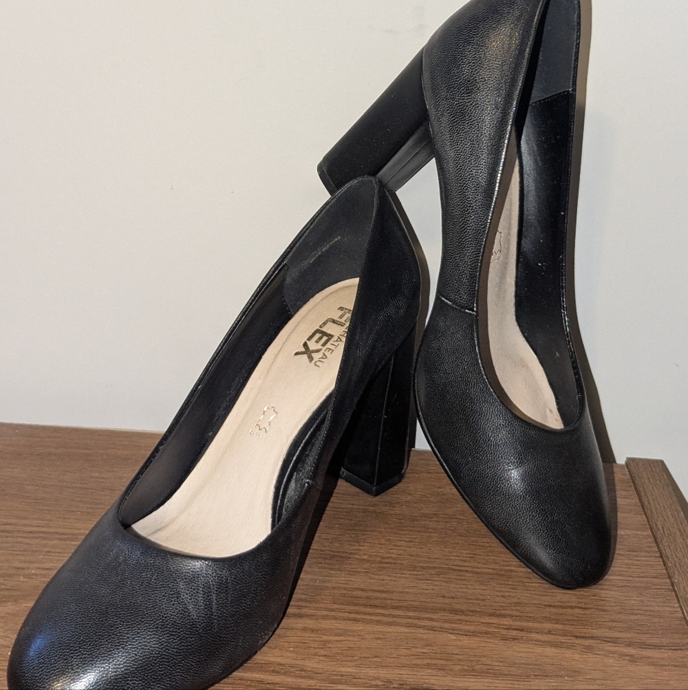 Le Chateau Classic Black Block Heels
